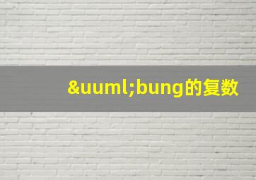 übung的复数