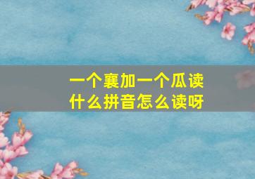 一个襄加一个瓜读什么拼音怎么读呀