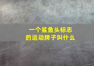 一个鲨鱼头标志的运动牌子叫什么