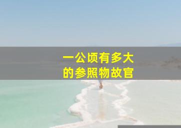 一公顷有多大的参照物故官