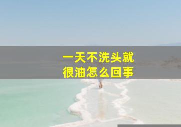 一天不洗头就很油怎么回事