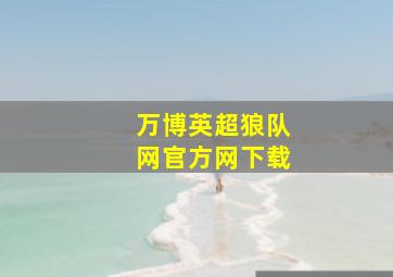 万博英超狼队网官方网下载