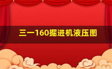 三一160掘进机液压图