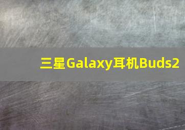 三星Galaxy耳机Buds2