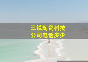 三锐陶瓷科技公司电话多少