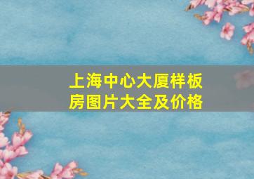 上海中心大厦样板房图片大全及价格