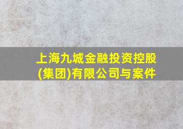 上海九城金融投资控股(集团)有限公司与案件