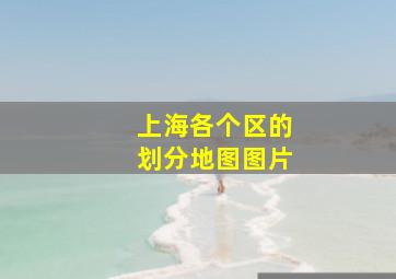 上海各个区的划分地图图片