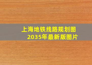 上海地铁线路规划图2035年最新版图片