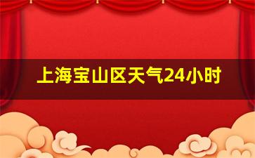 上海宝山区天气24小时