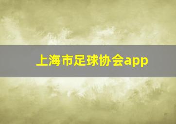 上海市足球协会app