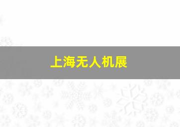 上海无人机展