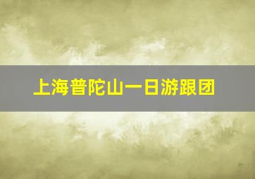 上海普陀山一日游跟团