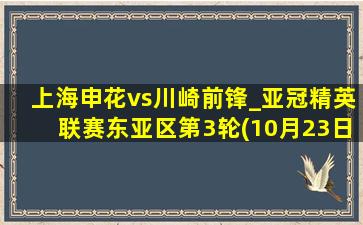 上海申花vs川崎前锋_亚冠精英联赛东亚区第3轮(10月23日)全场集锦