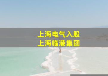 上海电气入股上海临港集团