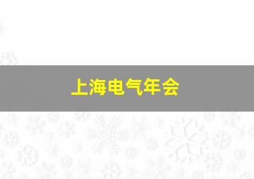 上海电气年会