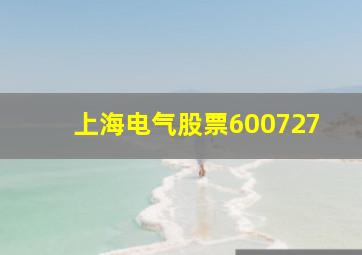 上海电气股票600727