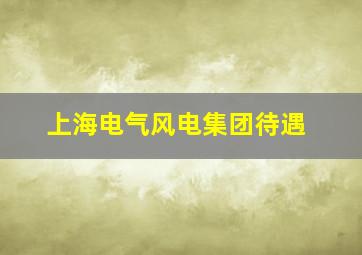 上海电气风电集团待遇