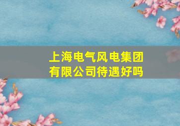 上海电气风电集团有限公司待遇好吗