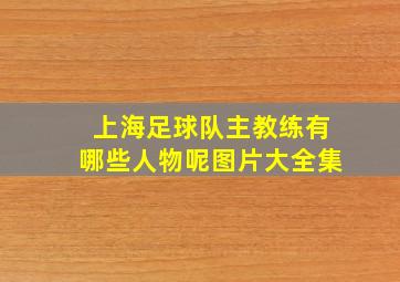 上海足球队主教练有哪些人物呢图片大全集