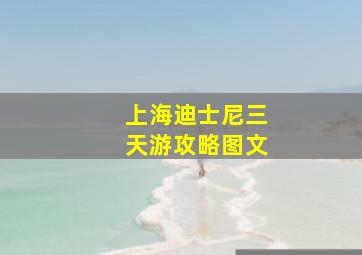 上海迪士尼三天游攻略图文