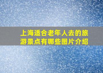 上海适合老年人去的旅游景点有哪些图片介绍