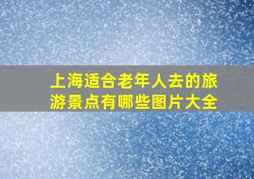 上海适合老年人去的旅游景点有哪些图片大全