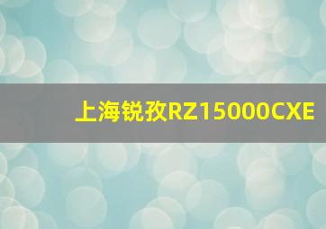 上海锐孜RZ15000CXE