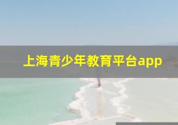 上海青少年教育平台app