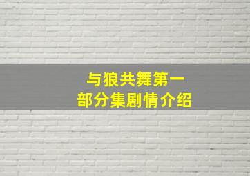 与狼共舞第一部分集剧情介绍