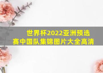 世界杯2022亚洲预选赛中国队集锦图片大全高清