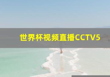 世界杯视频直播CCTV5