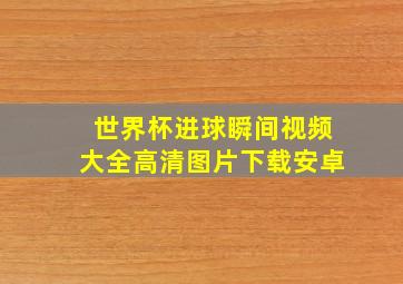 世界杯进球瞬间视频大全高清图片下载安卓