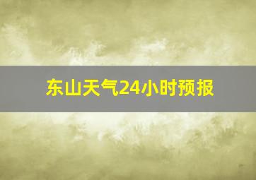 东山天气24小时预报