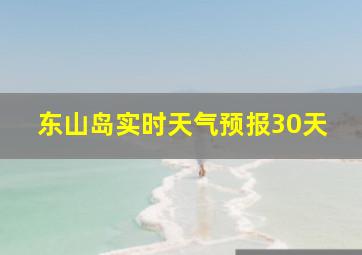 东山岛实时天气预报30天