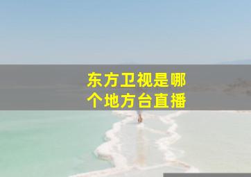 东方卫视是哪个地方台直播