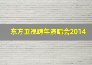 东方卫视跨年演唱会2014