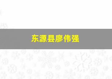 东源县廖伟强