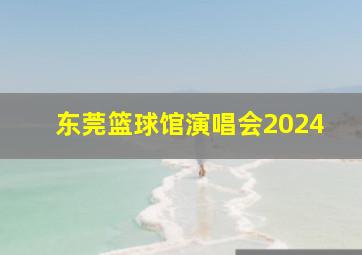 东莞篮球馆演唱会2024