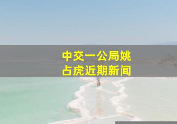 中交一公局姚占虎近期新闻