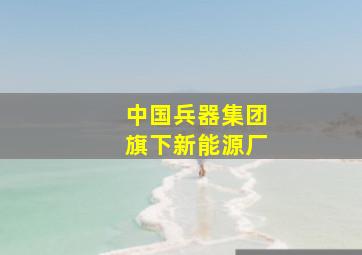 中国兵器集团旗下新能源厂