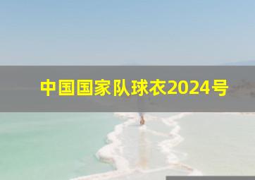 中国国家队球衣2024号