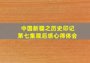 中国新疆之历史印记第七集观后感心得体会