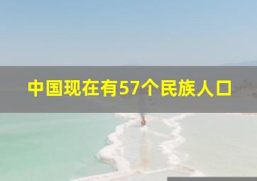 中国现在有57个民族人口