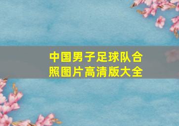 中国男子足球队合照图片高清版大全