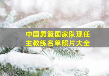 中国男篮国家队现任主教练名单照片大全