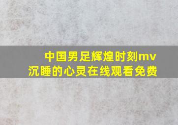 中国男足辉煌时刻mv沉睡的心灵在线观看免费