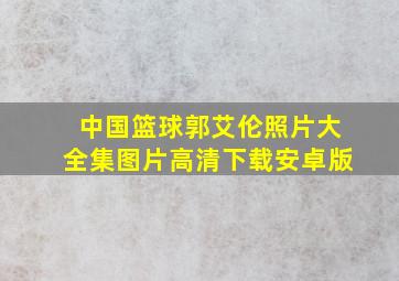 中国篮球郭艾伦照片大全集图片高清下载安卓版