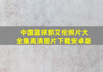 中国篮球郭艾伦照片大全集高清图片下载安卓版