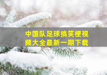 中国队足球搞笑梗视频大全最新一期下载